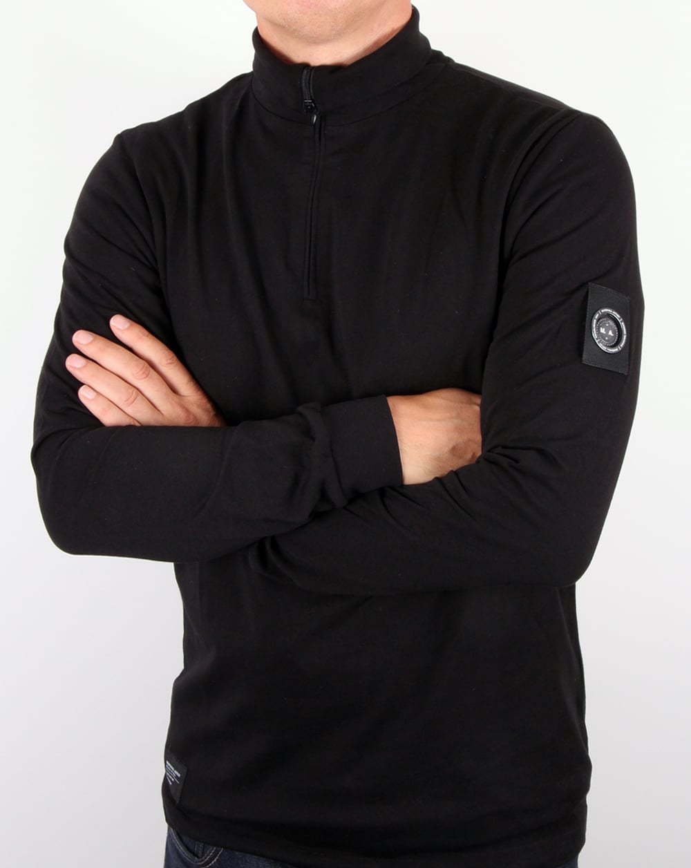 Marshall Artist Zip Roll Neck Black