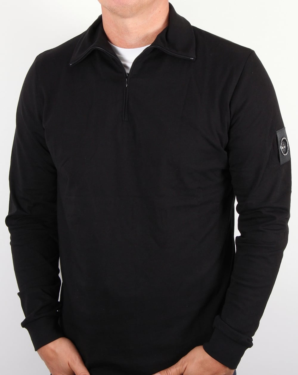 Marshall Artist Zip Roll Neck Black