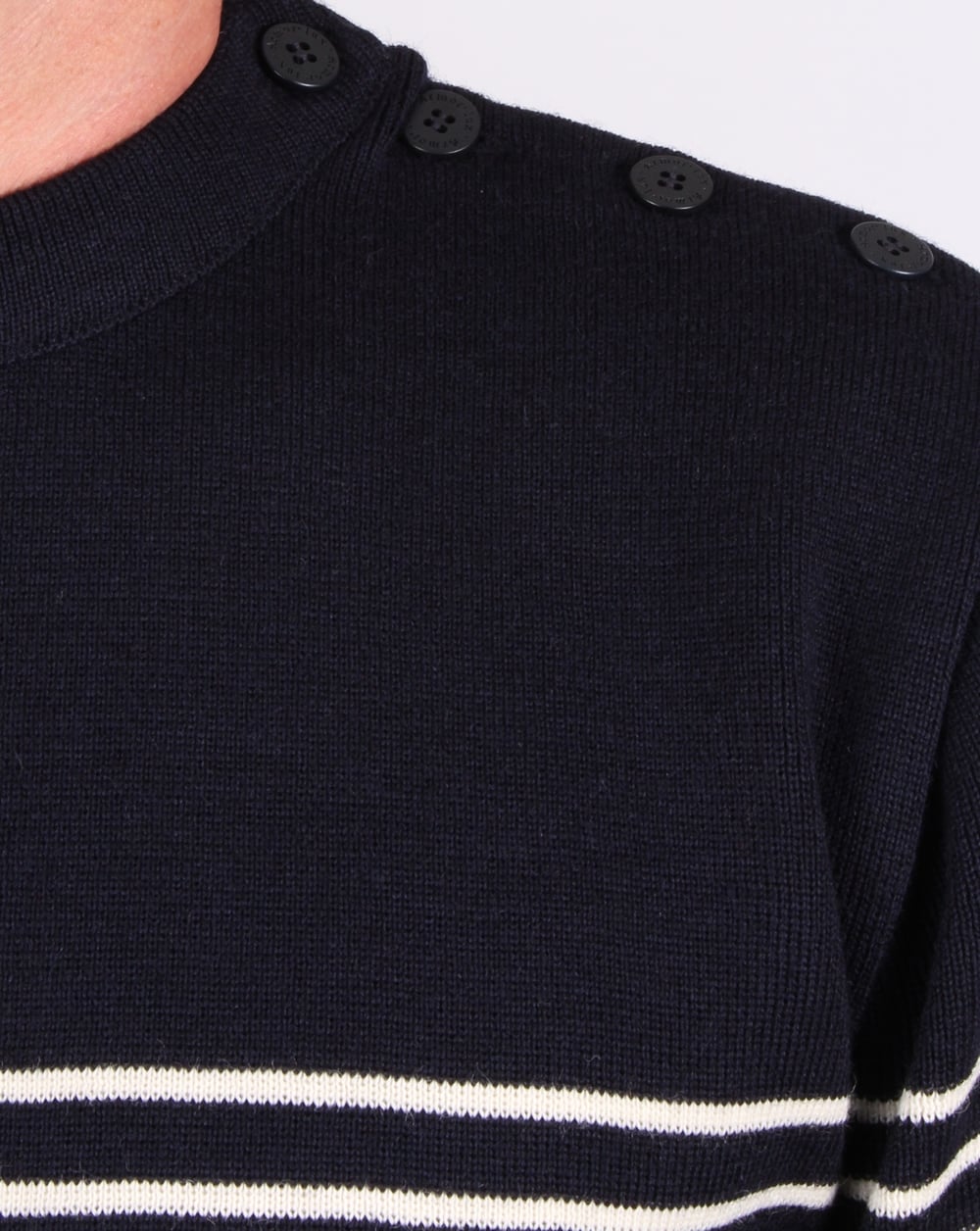 Armor-lux Dumet Striped Sailor Jumper Rich Navy/nature