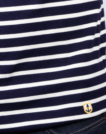 Armor-lux Mariniere L/s Striped T-shirt Navy/ecru