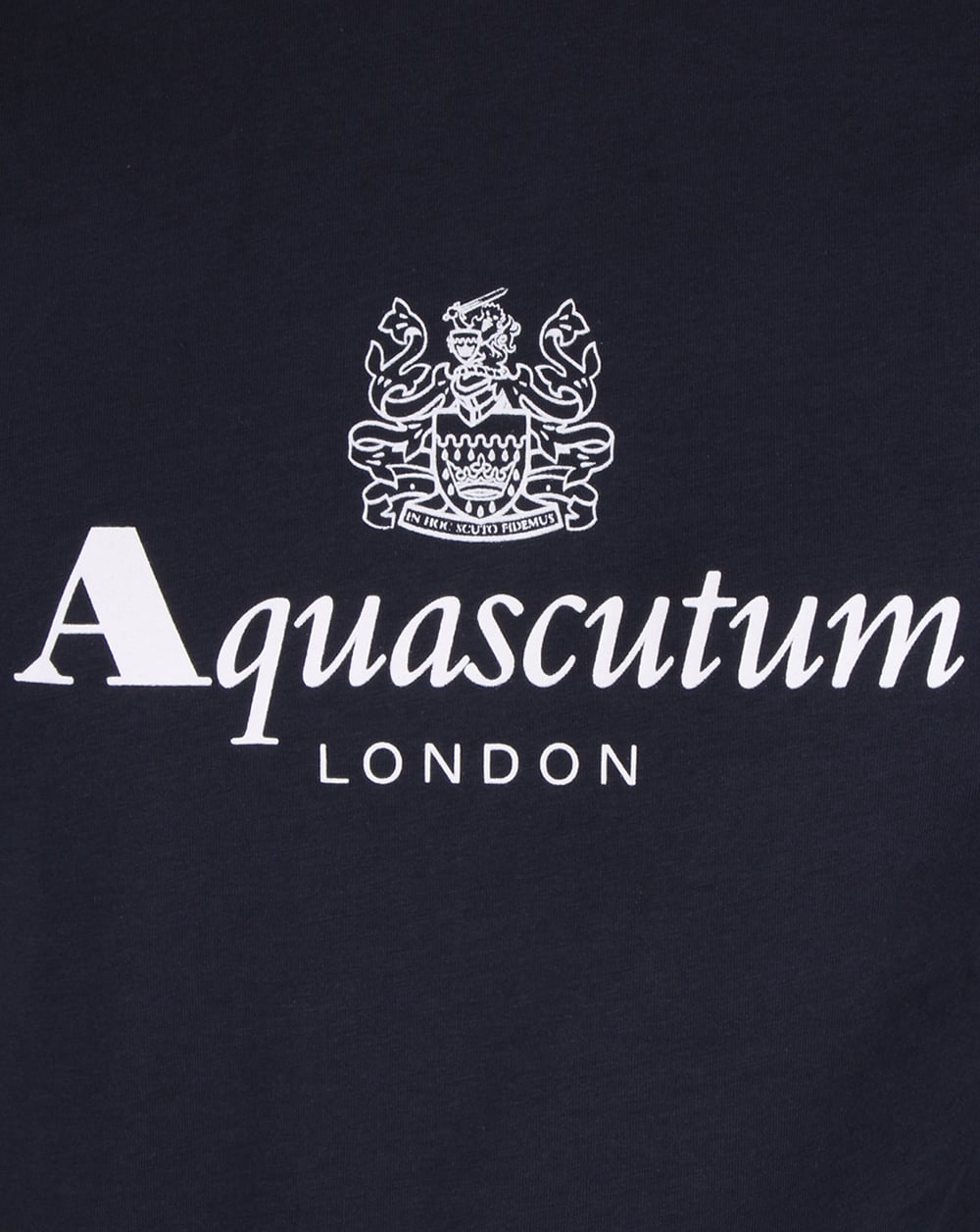 Aquascutum Long Sleeve T-shirt Navy