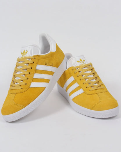 Adidas Gazelle Trainers Yellow/White