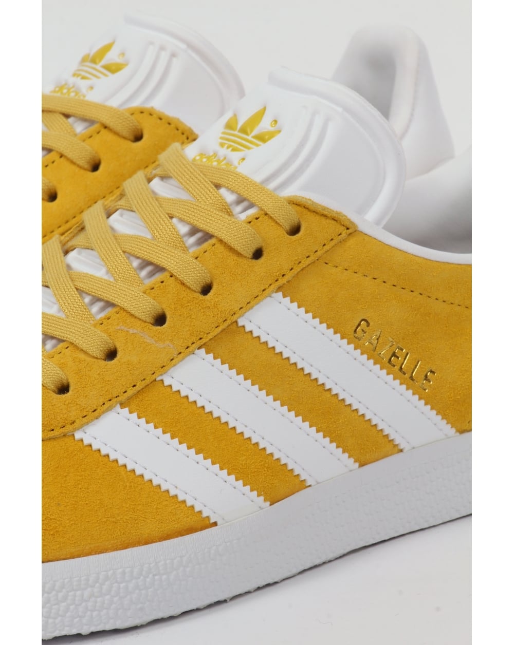 Adidas Gazelle Trainers Yellow/White