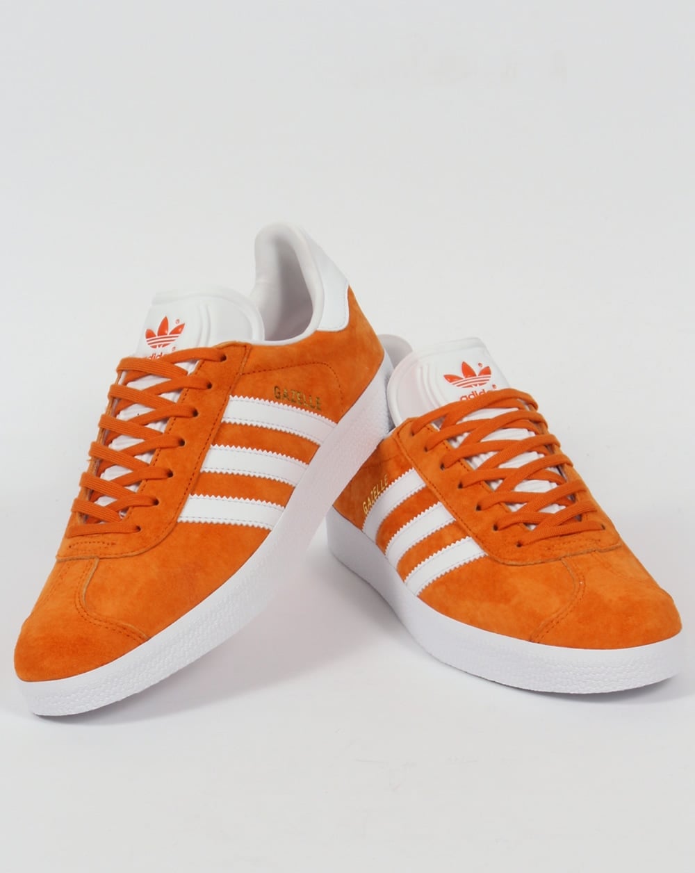Adidas Gazelle Trainers Deep Orange/White