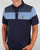 Luke Mickey Spacer Striped Polo Shirt Royal