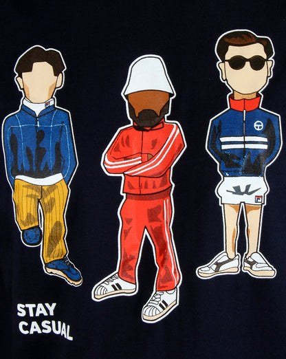 80s Casual Classics Minty Stay Casual T-shirt Navy