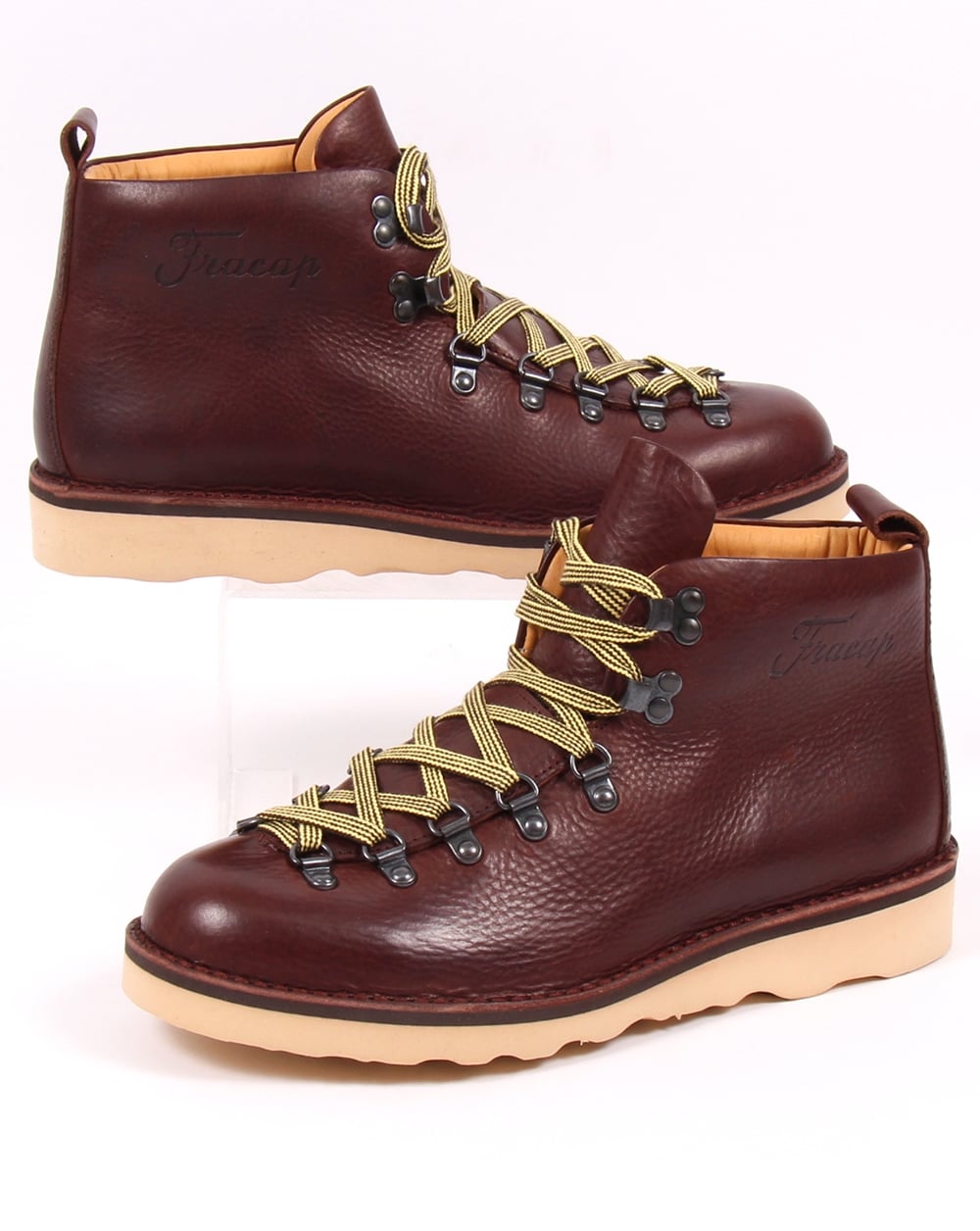 Fracap M120 Scarponcini Leather Boots Dark Brown