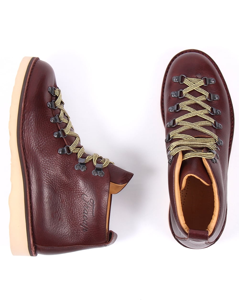 Fracap M120 Scarponcini Leather Boots Dark Brown