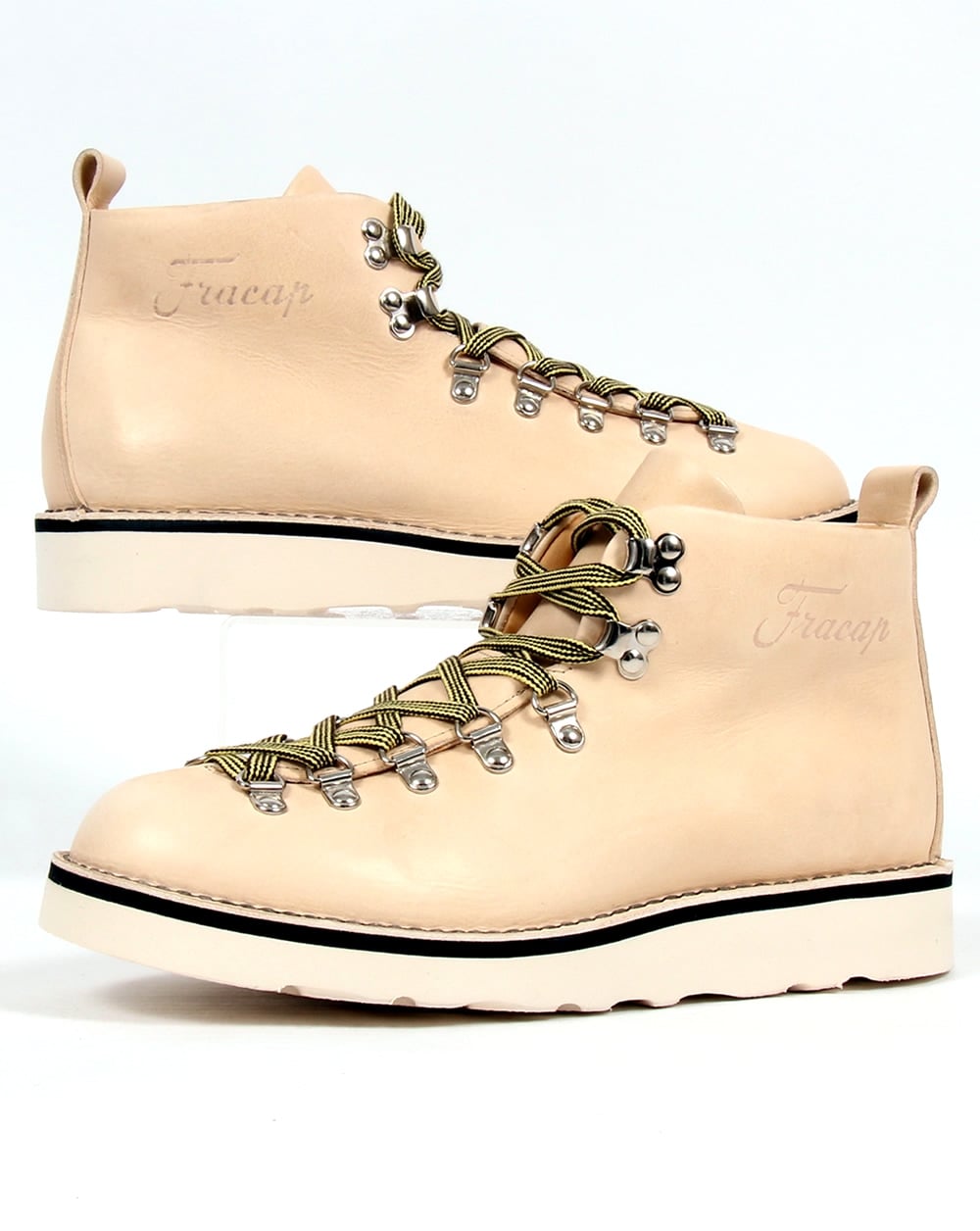 Fracap M120 Scarponcini Leather Boots Natural