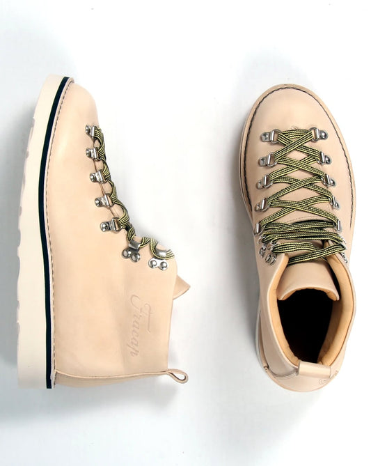 80scasualclassics Fracap M120 Scarponcini Leather Boots Natural