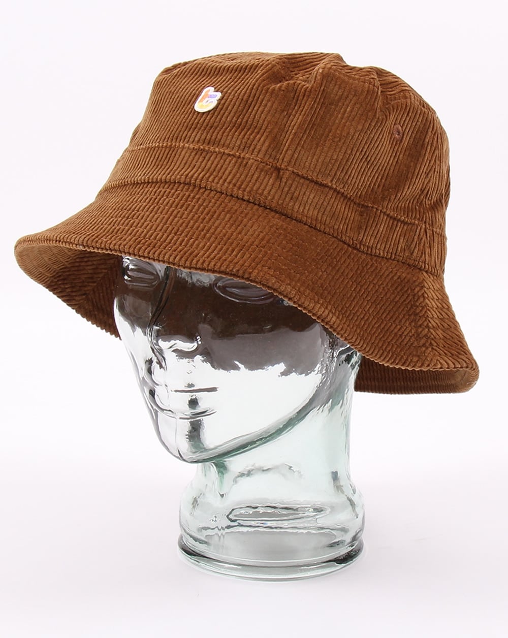 Tuktuk Cord Logo Bucket Hat Light Brown