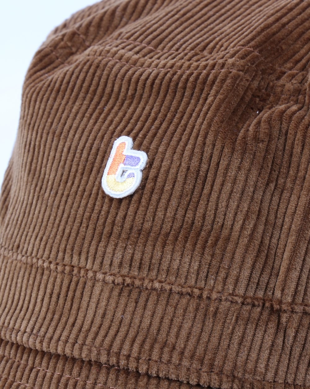 Tuktuk Cord Logo Bucket Hat Light Brown