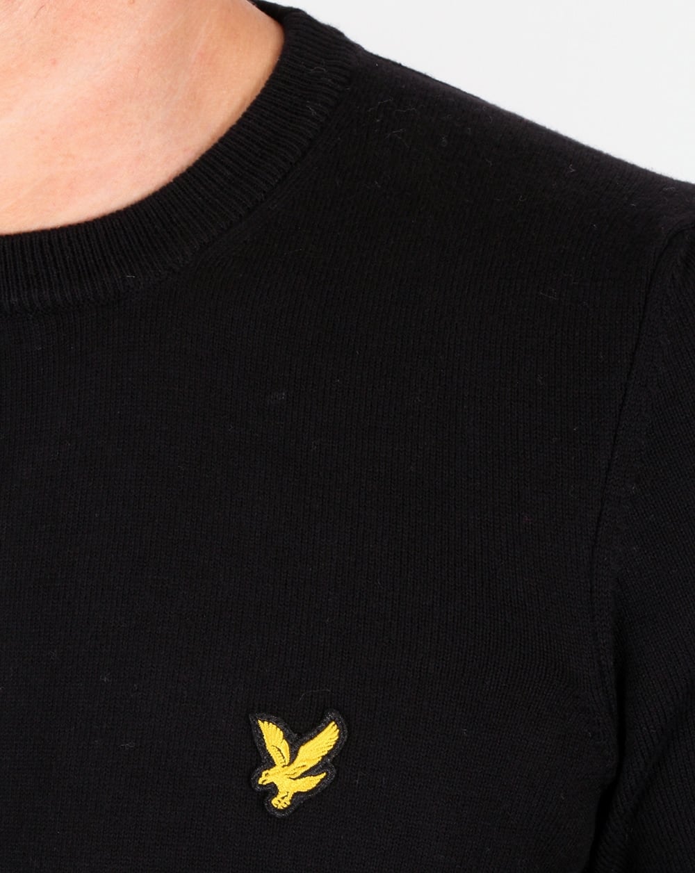 Lyle And Scott Crew Neck Jumper Black
