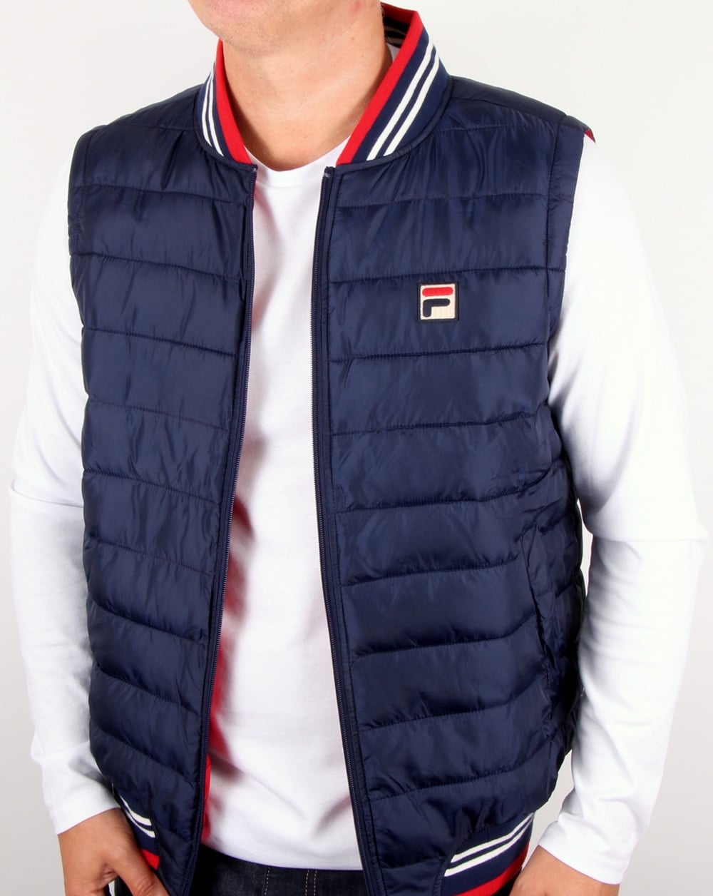 Fila Vintage Canapine Gilet Navy