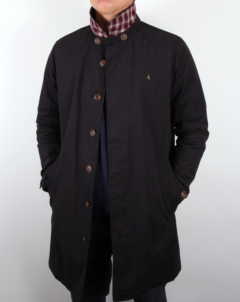 Gabicci Vintage Trench Mac Navy