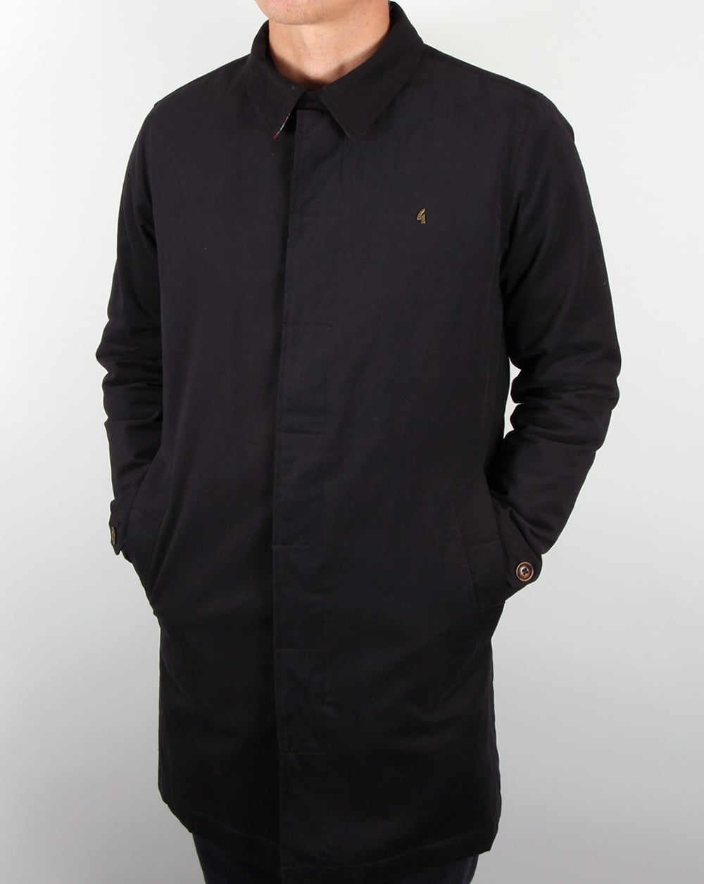 Gabicci Vintage Trench Mac Navy