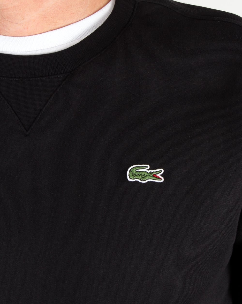 Lacoste Crew Neck Sweatshirt Black