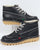 Kickers Kick Hi Boots In Leather Navy