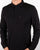 Gabicci Vintage Long Sleeve Polo Shirt Black