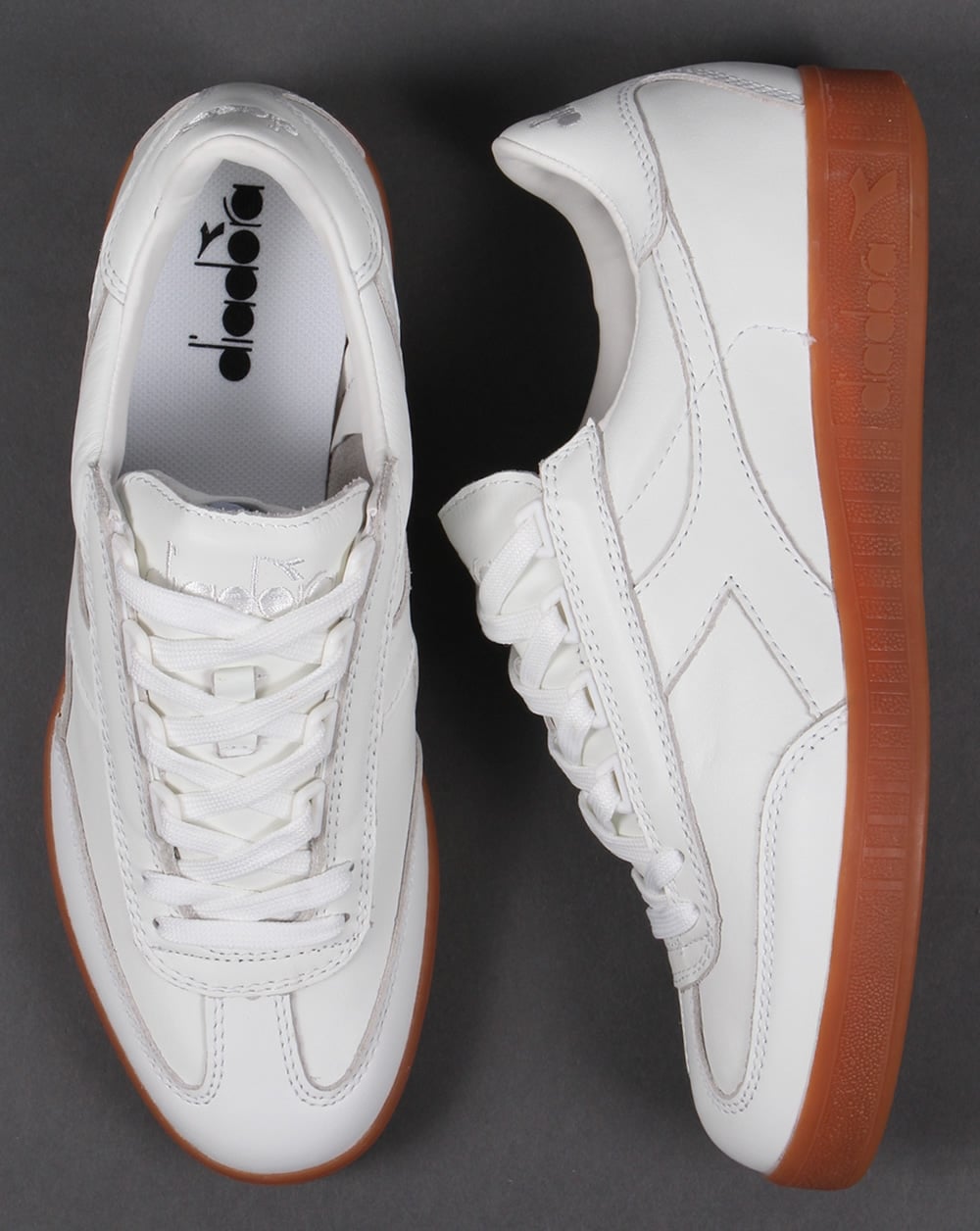 Diadora B Original Premium Trainers White/Gum