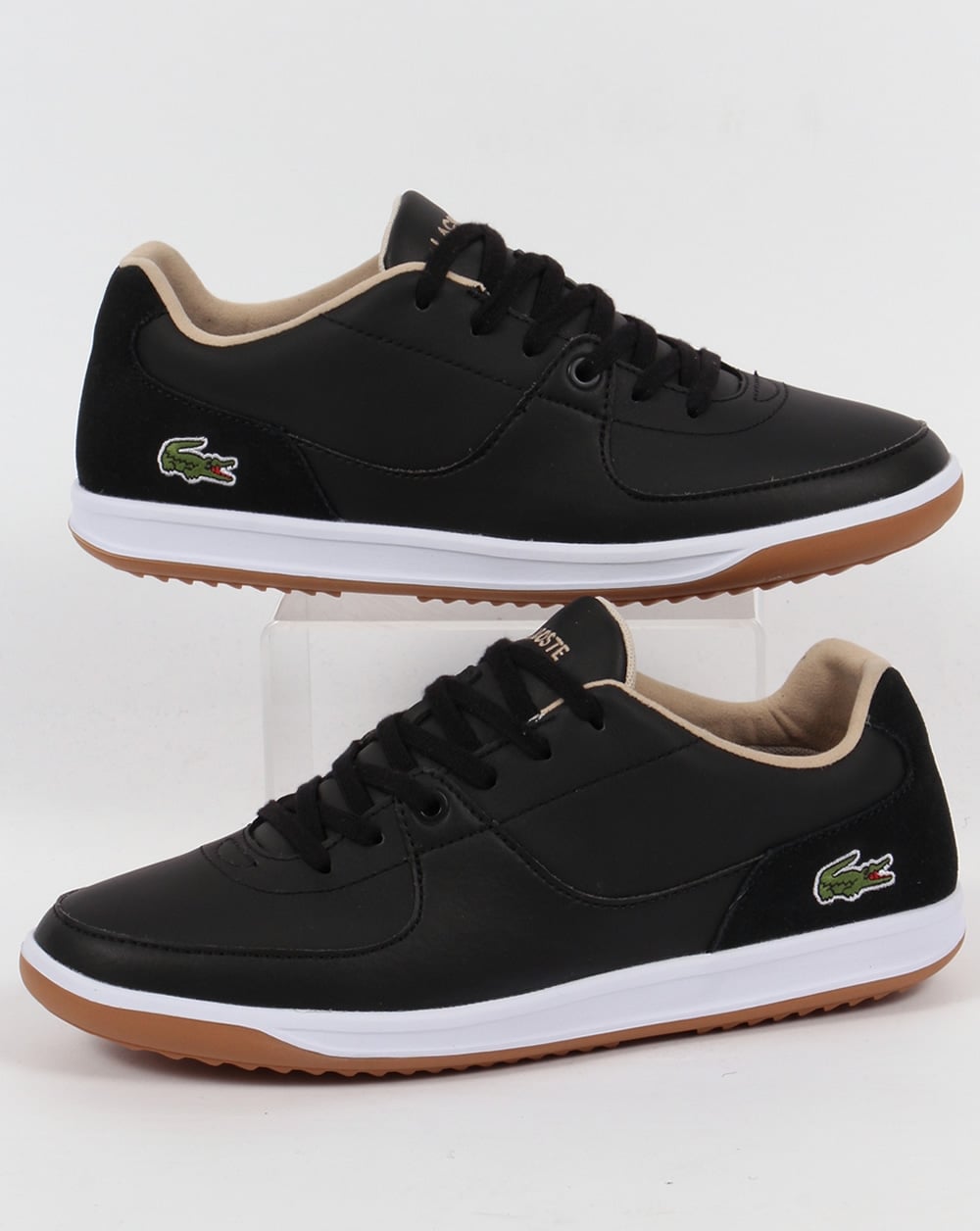 Lacoste Ls 12 Minimal Ripple Trainers Black