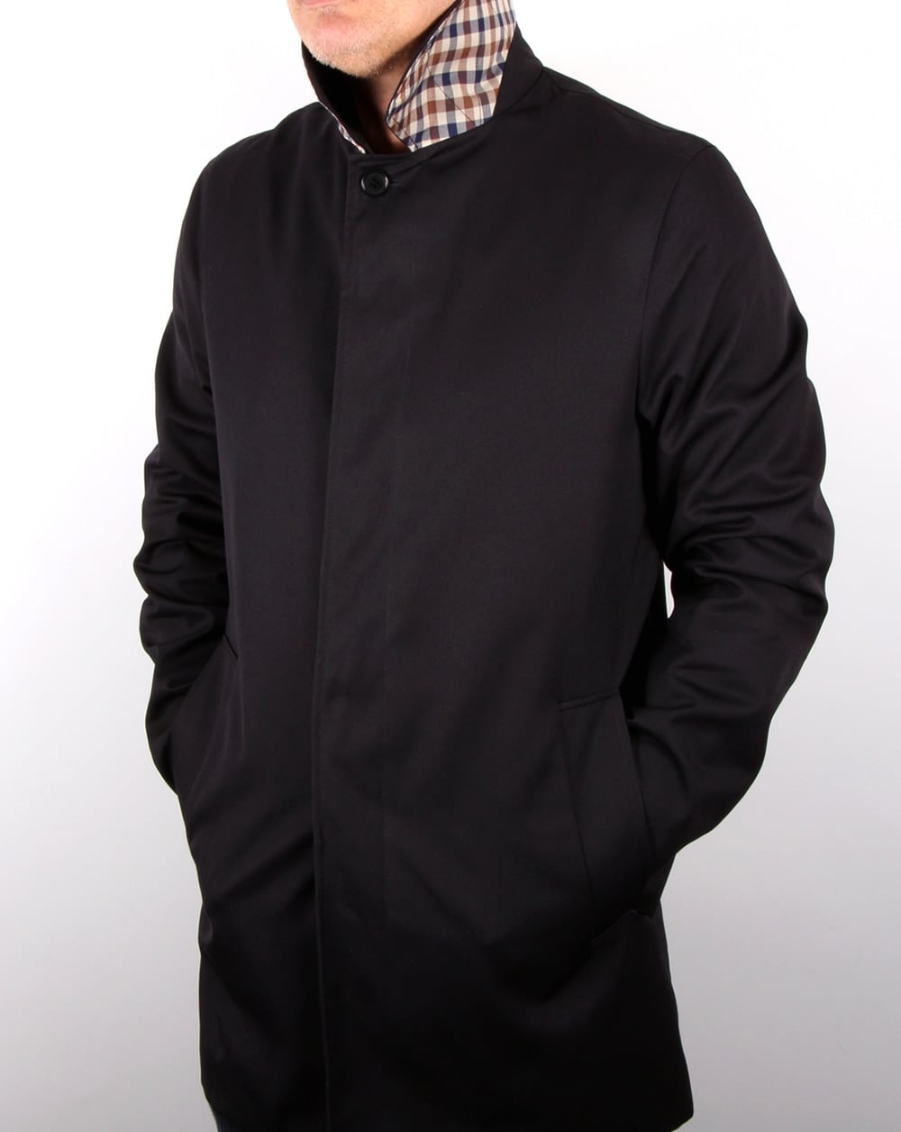 Aquascutum Berkeley Raincoat Navy