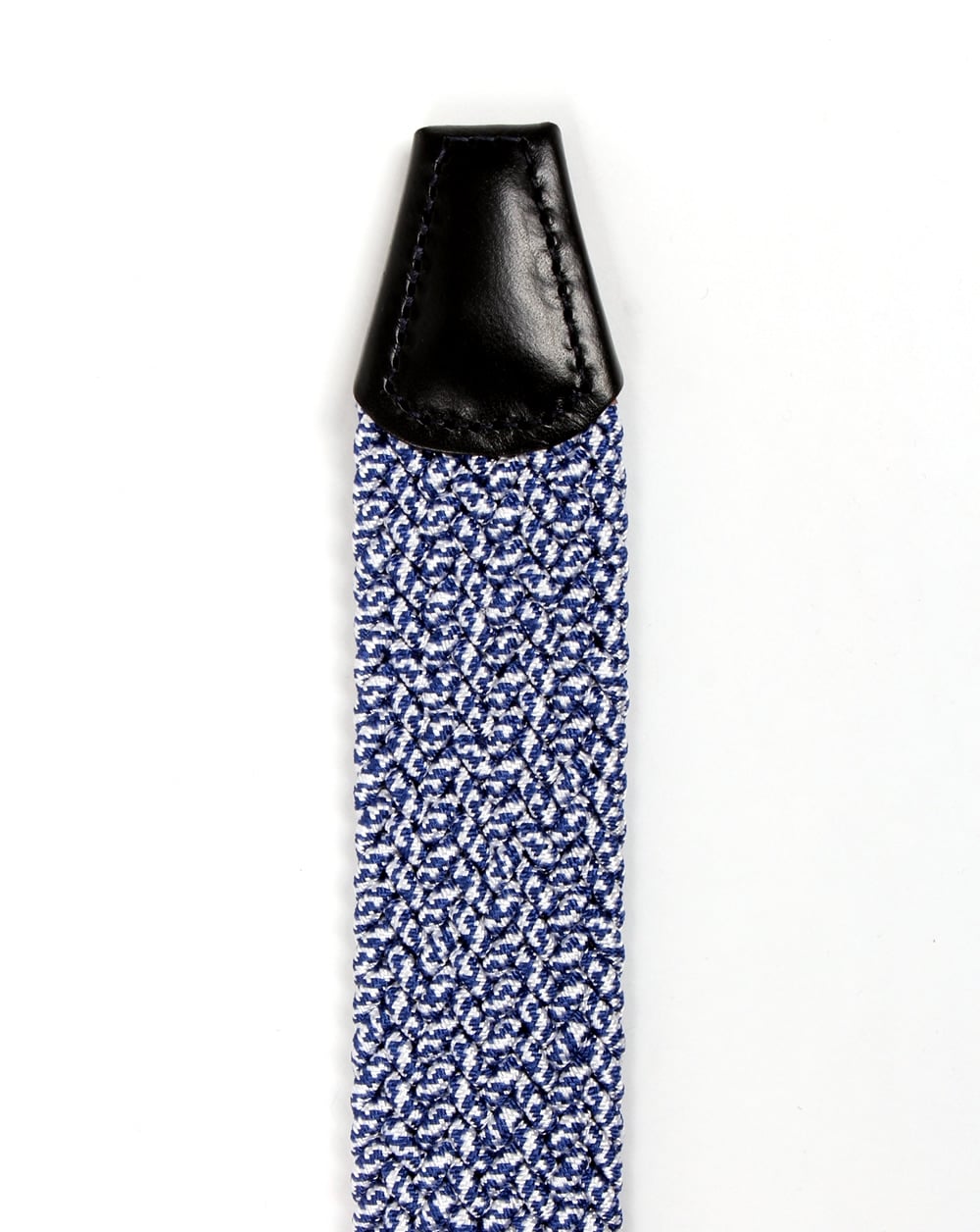 Andersons Woven Leather Trim Belt Blue