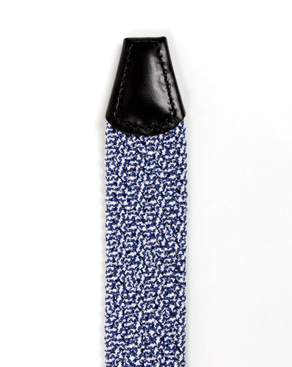 Andersons Woven Leather Trim Belt Blue