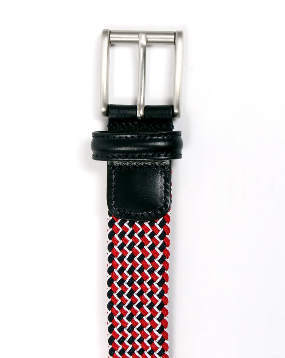 Andersons Woven Belt Red/Navy