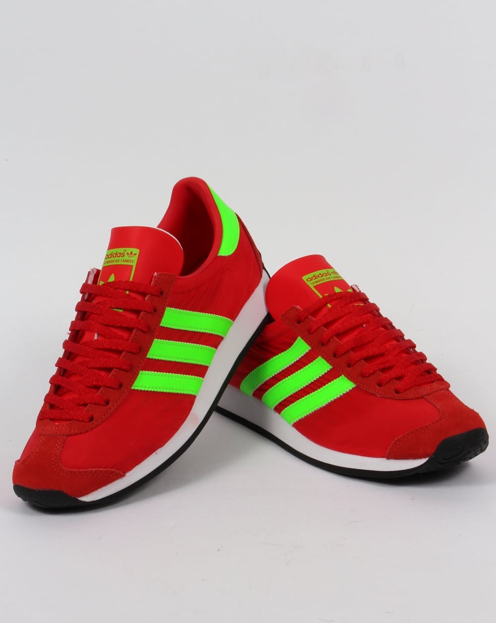 Adidas Country OG Trainers Red/Solar Green