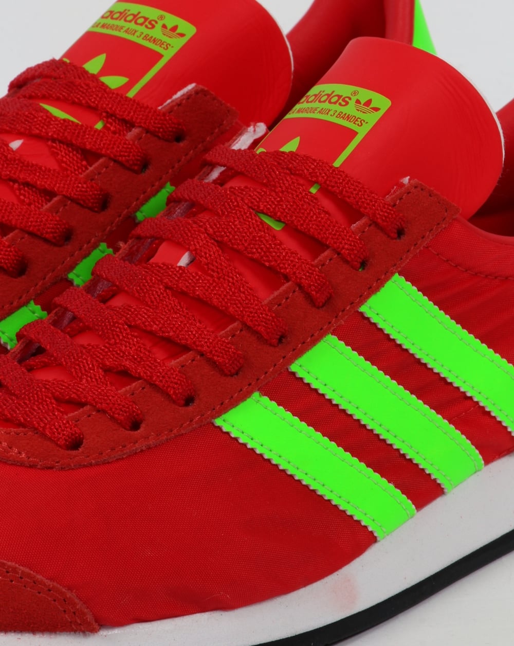 Adidas Country OG Trainers Red/Solar Green
