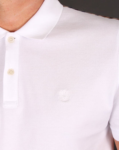 Aquascutum Hill Polo Shirt White