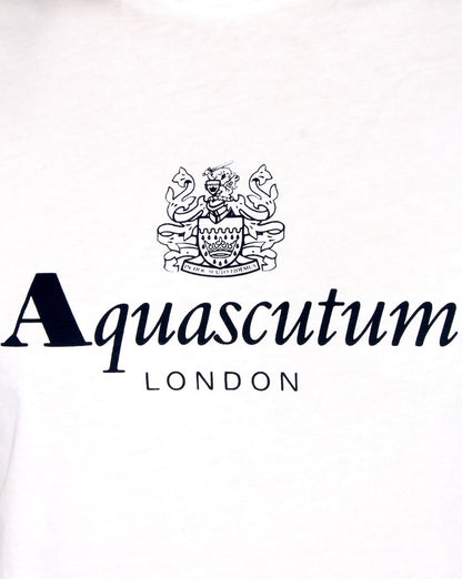 Aquascutum Griffin T Shirt White