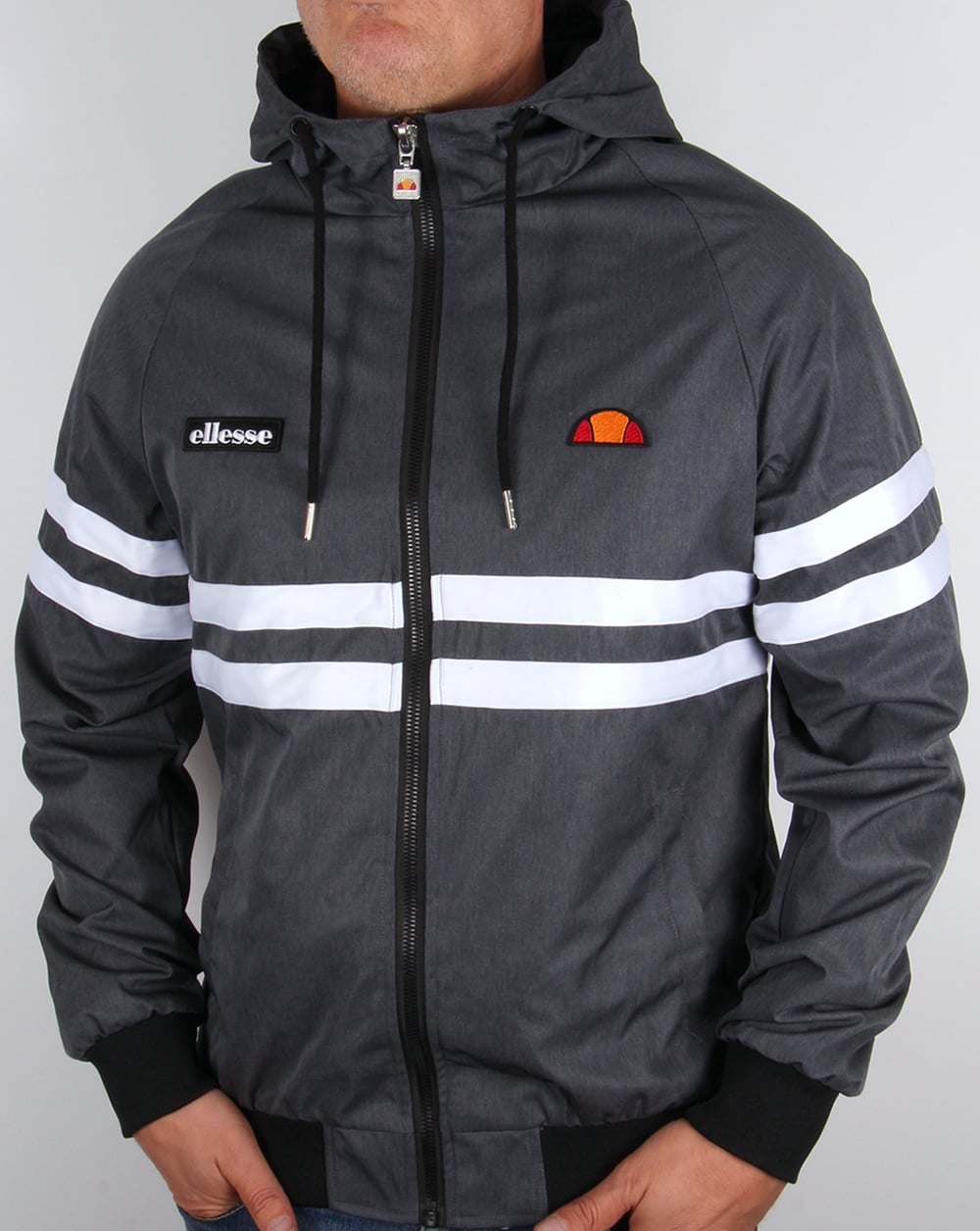 Ellesse Rimini Hooded Jacket Navy Marl