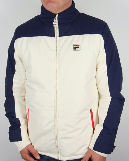 Fila Vintage Stenmark Ski Jacket Gardenia/Navy