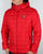 Fila Vintage Quilted Hooded Jacket Red