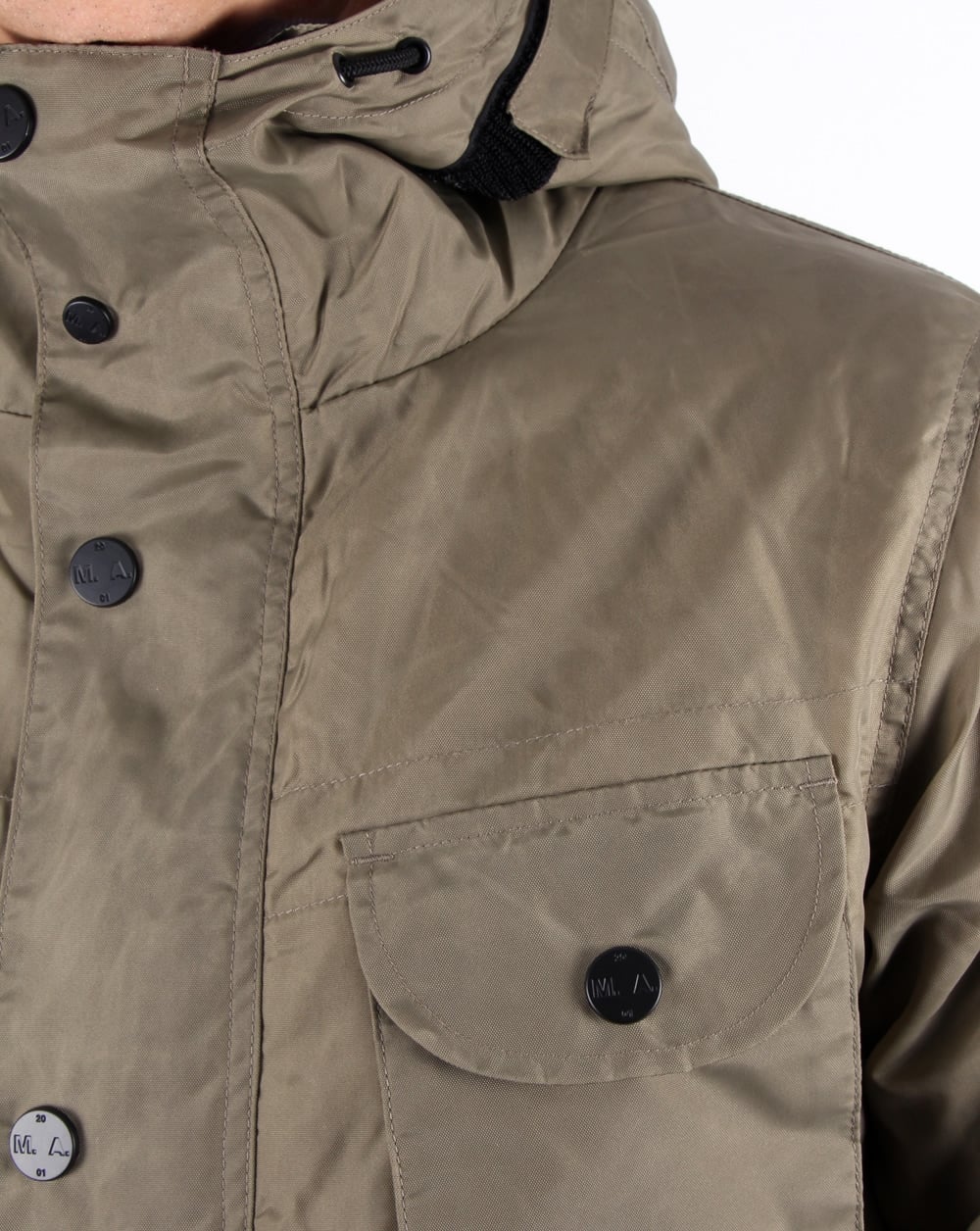 Marshall Artist Durawax Snow Parka Khaki