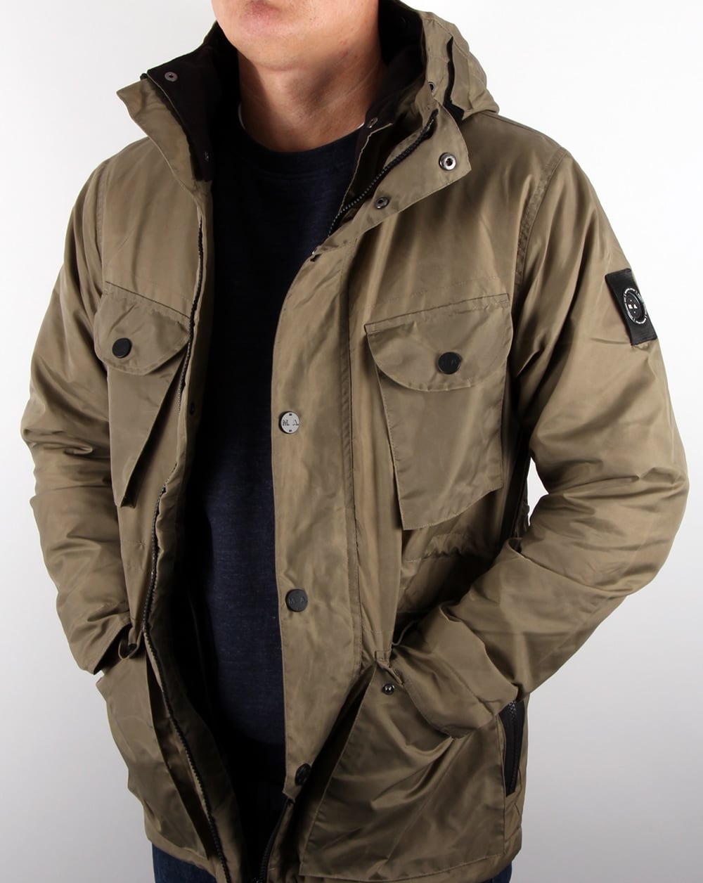 Marshall Artist Durawax Snow Parka Khaki