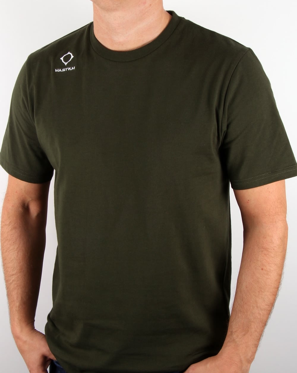 Ma.strum Emblem T Shirt Dark Khaki
