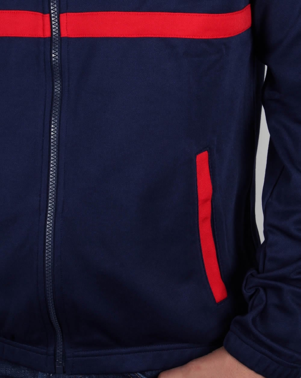Fila Vintage Monte Track Top Navy/Red/Gardenia