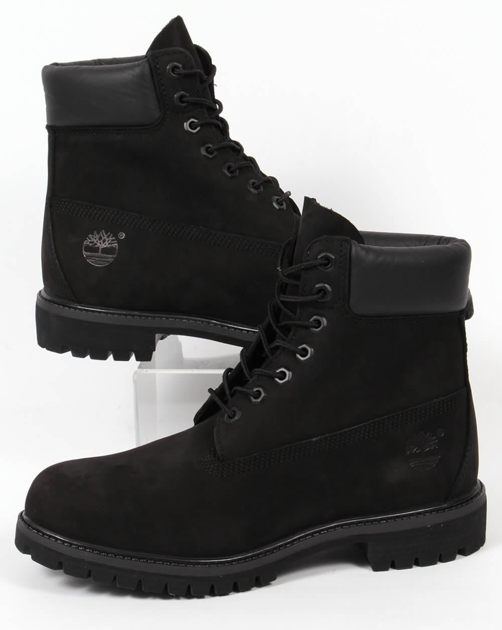 Timberland Icon 6 Inch Premium Boots Black Nubuck