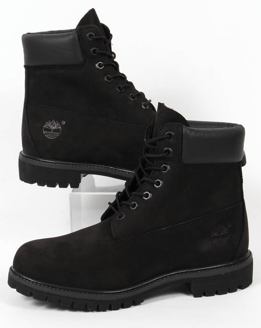 Timberland Timberland Icon 6 Inch Premium Boots Black Nubuck