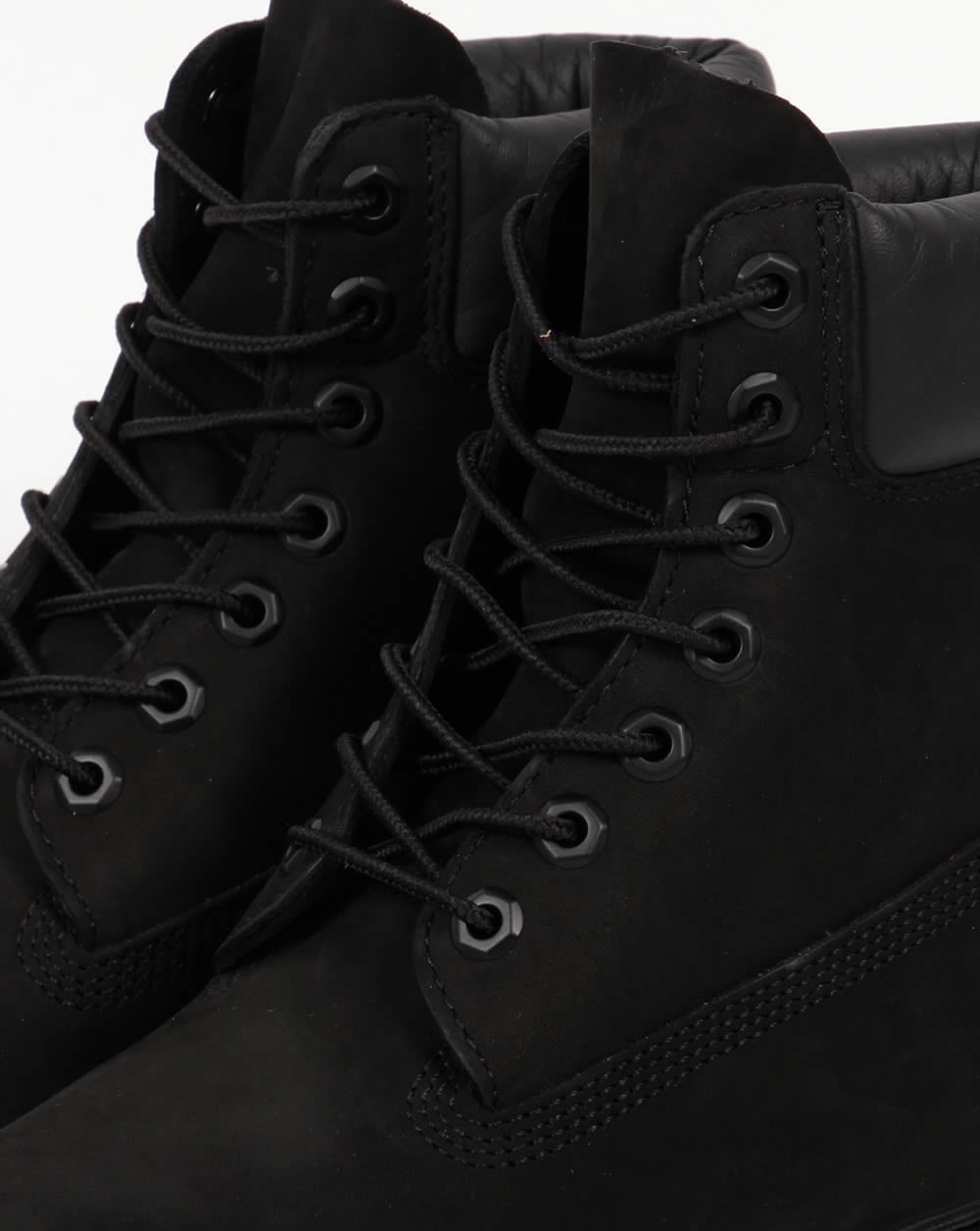Timberland Icon 6 Inch Premium Boots Black Nubuck