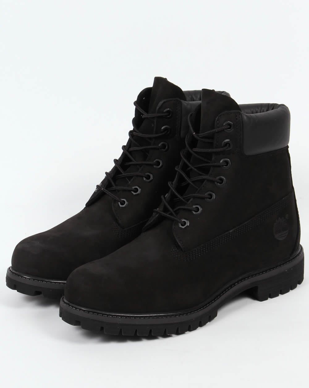 Timberland Icon 6 Inch Premium Boots Black Nubuck