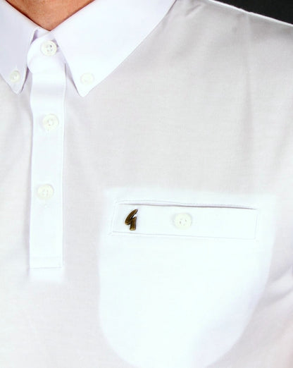 Gabicci Vintage Polo Shirt White