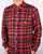 Tuktuk Larry Flannel Check Shirt Red