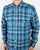 Tuktuk Larry Flannel Check Shirt Blue