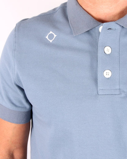 Ma.strum Pique Polo Shirt Storm Blue
