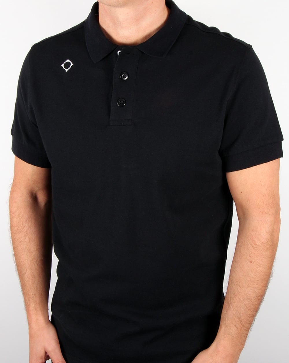 Ma.strum Pique Polo Shirt Dark Navy
