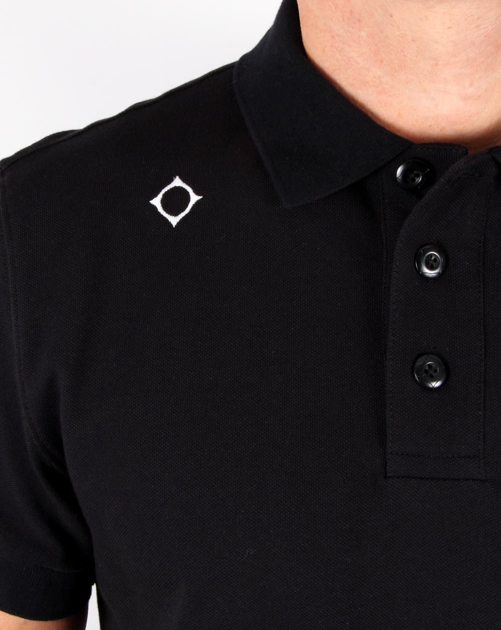 Ma.strum Pique Polo Shirt Black